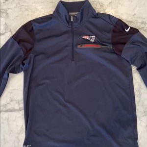 Nike Quarter Zip On-Field New England Patriots